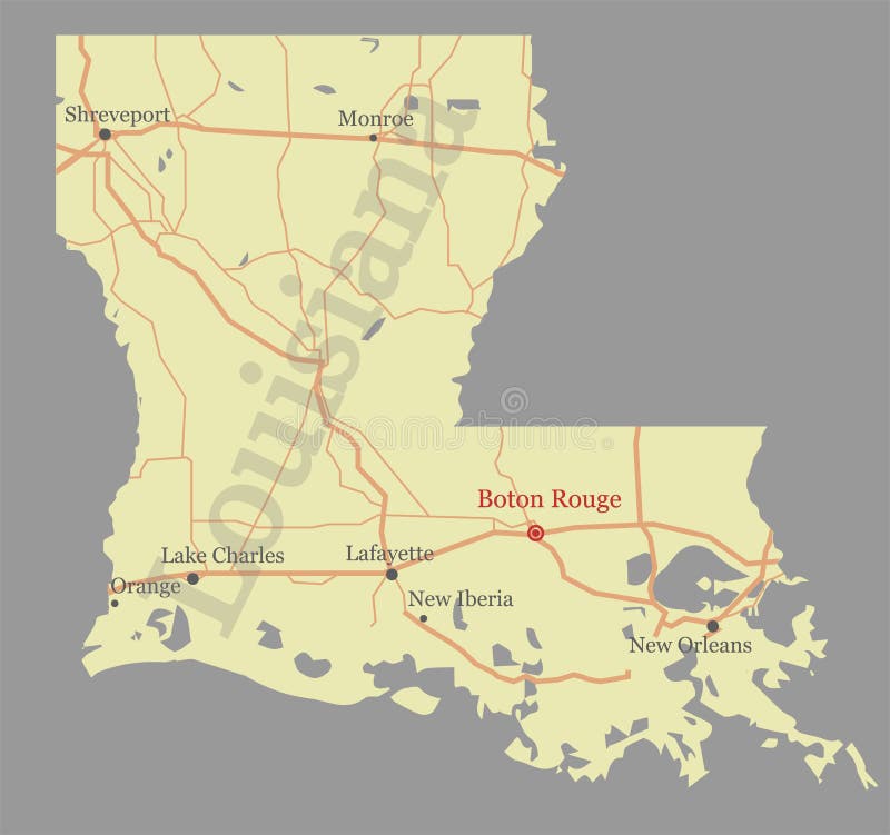 Louisiana accurate vector exact detailed State Map with Community Assistance and Activates Icons Original pastel Illustration. United States of America. Louisiana accurate vector exact detailed State Map with Community Assistance and Activates Icons Original pastel Illustration. United States of America