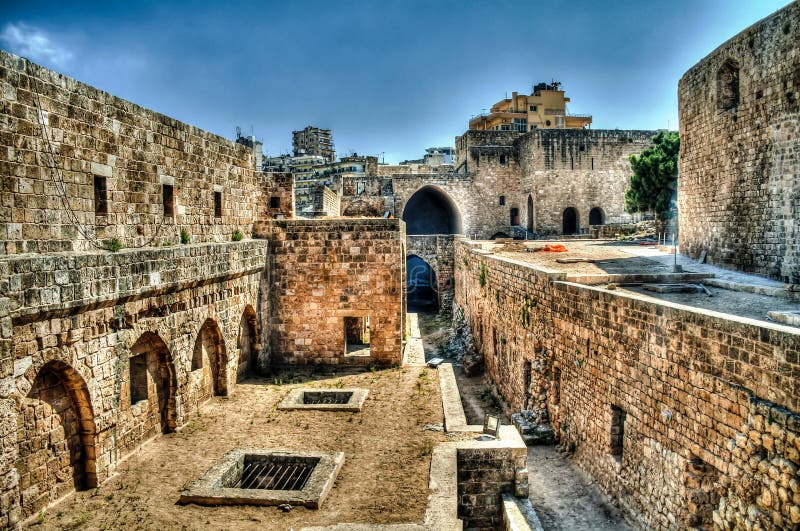 Panorama of Citadel of Raymond de Saint-Gilles in Tripoli, Lebanon. Panorama of Citadel of Raymond de Saint-Gilles in Tripoli, Lebanon