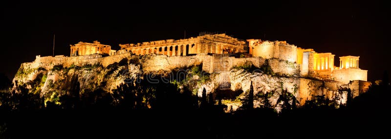 Ακρόπολη της Αθήνας, Ελλάδα στοκ εικόνες με δικαίωμα ελεύθερης χρήσης