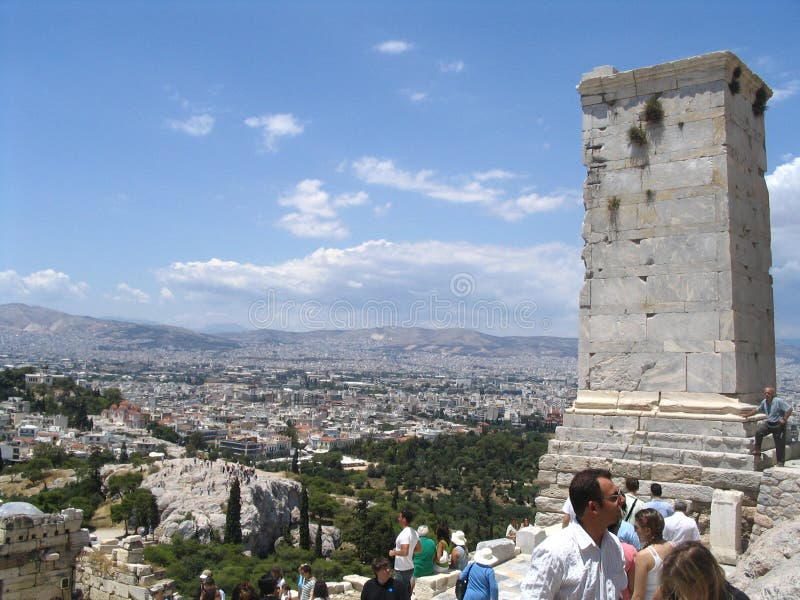 ακρόπολη Αθήνα Ελλάδα parthenon στοκ φωτογραφία με δικαίωμα ελεύθερης χρήσης