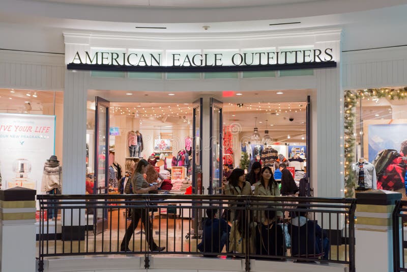 American Eagle Outfitters is an American clothing and accessories retailer who targets 15- to 25-year-old males and females. American Eagle Outfitters is an American clothing and accessories retailer who targets 15- to 25-year-old males and females.