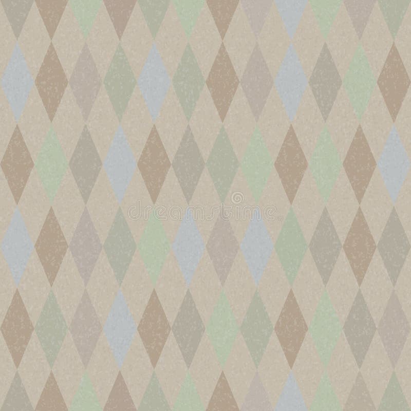 Seamless vector retro harlequin background in pastel colors. Seamless vector retro harlequin background in pastel colors