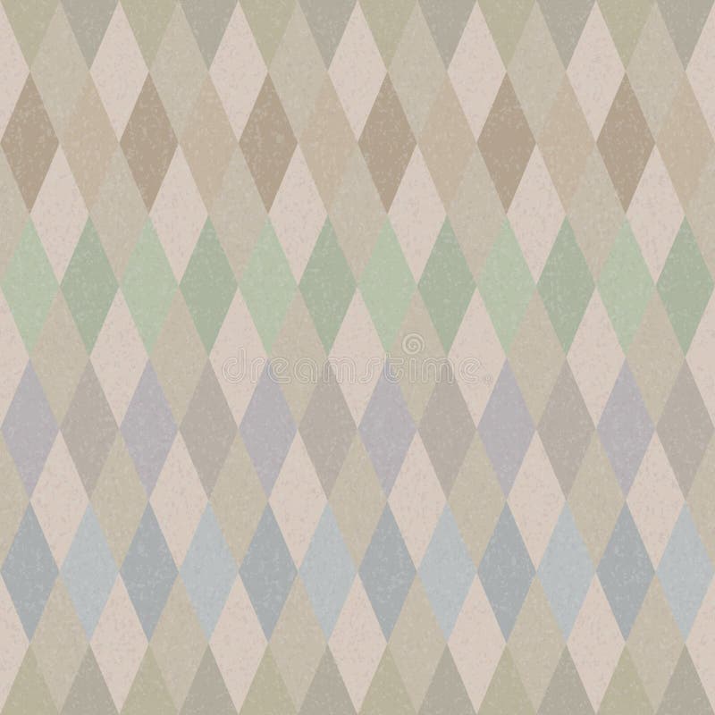 Seamless vector retro harlequin background in pastel colors. Seamless vector retro harlequin background in pastel colors