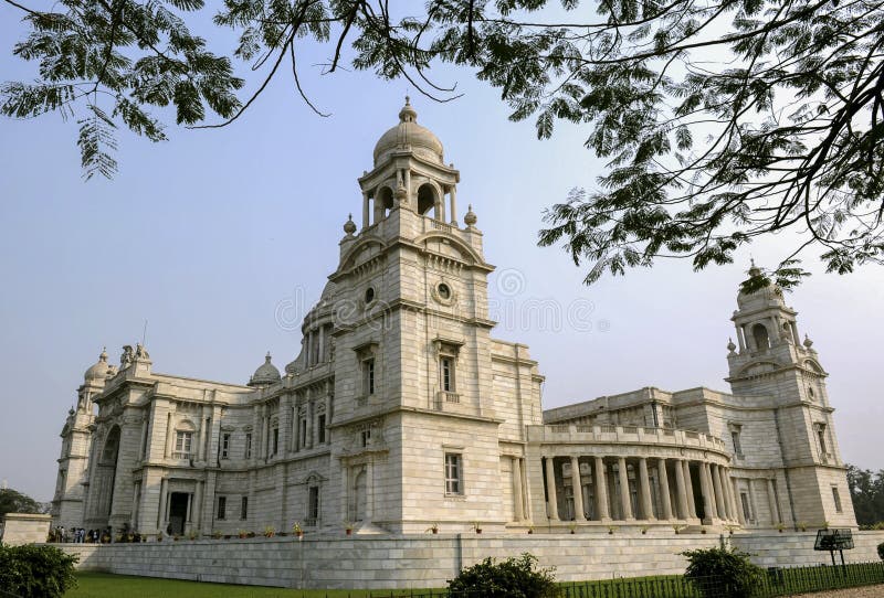 Αναμνηστική αίθουσα Βικτώριας σε Kolkata, Ινδία στοκ εικόνες