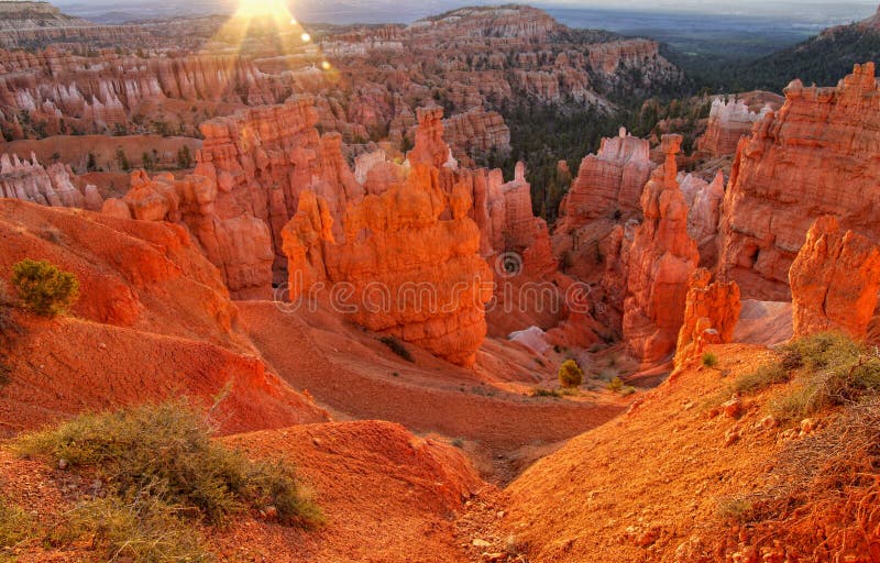 Bryce Canyon sunrise. Utah, USA. Bryce Canyon sunrise. Utah, USA