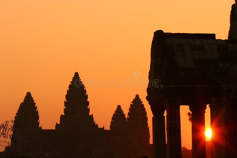 Sunrise of Ankor Wat, Siem Reap, Cambodia. Sunrise of Ankor Wat, Siem Reap, Cambodia