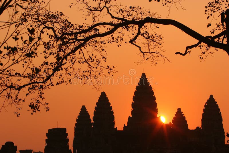 Sunrise of Ankor Wat, Siem Reap, Cambodia. Sunrise of Ankor Wat, Siem Reap, Cambodia