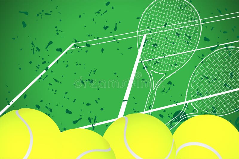 Tennis green background ( illustration). Tennis green background ( illustration)