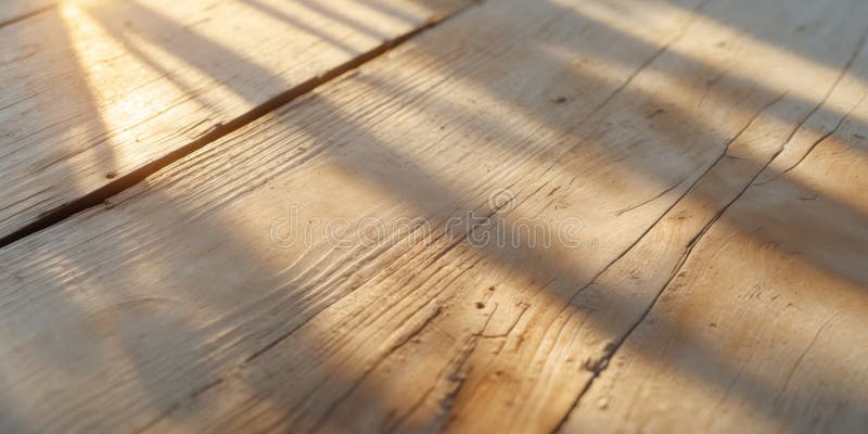Απαλό Ηλιακό Φως Στην Επιφάνεια Των Ξύλινων Τραπεζιών Με Υφή στοκ φωτογραφίες με δικαίωμα ελεύθερης χρήσης