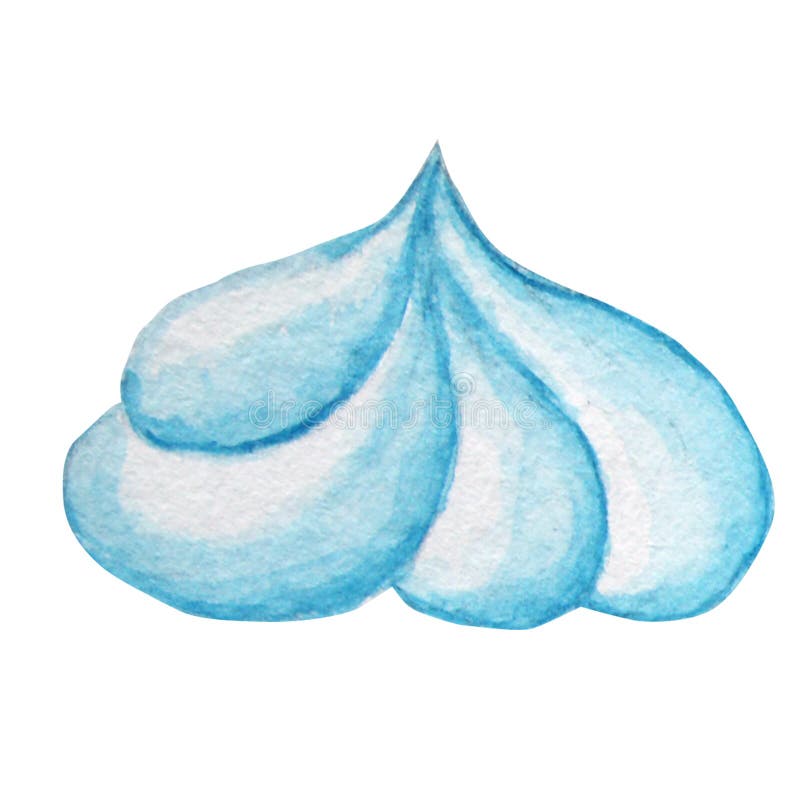 Απεικόνιση Watercolor zephyr, συρμένη χέρι μαρέγκα που απομονώνεται σε ένα άσπρο υπόβαθρο ελεύθερη απεικόνιση δικαιώματος Απεικόνιση Watercolor zephyr, συρμένη χέρι μαρέγκα που απομονώνεται σε ένα άσπρο υπόβαθρο ελεύθερη απεικόνιση δικαιώματος