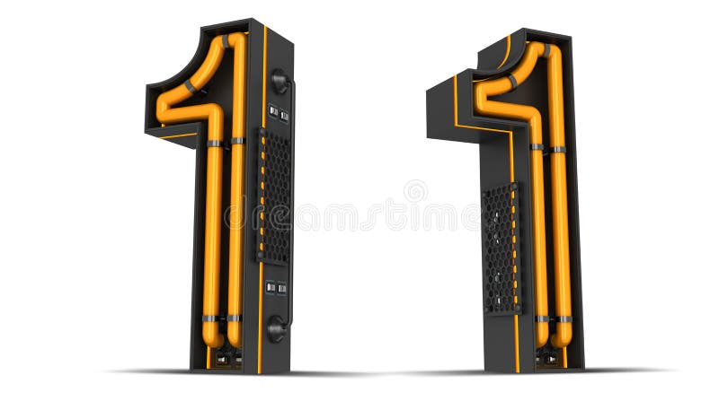 απεικόνιση απόδοσης neon light 3d με διαδρομές αποκοπής. διανυσματική απεικόνιση