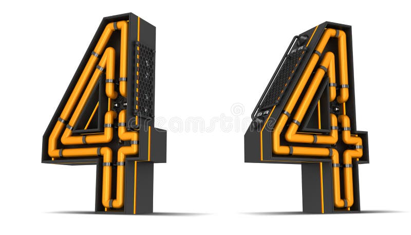 απεικόνιση απόδοσης neon light 3d με διαδρομές αποκοπής. διανυσματική απεικόνιση