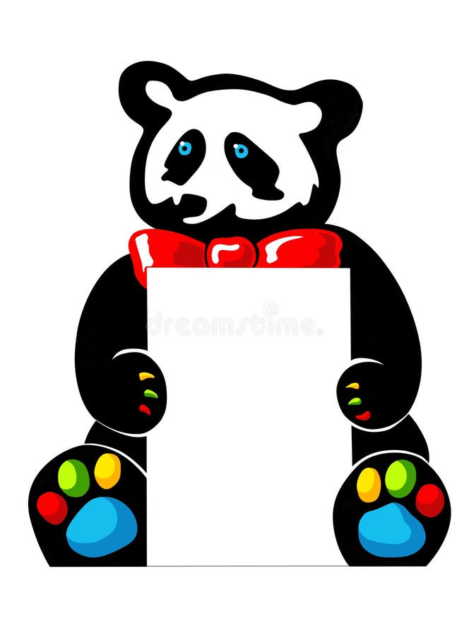 απεικόνιση αρκούδας panda απεικόνιση αποθεμάτων