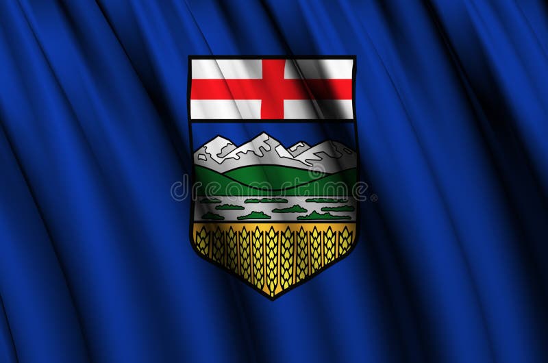 Απεικόνιση σημαίας κυματίσματος Alberta ελεύθερη απεικόνιση δικαιώματος Απεικόνιση σημαίας κυματίσματος Alberta ελεύθερη απεικόνιση δικαιώματος