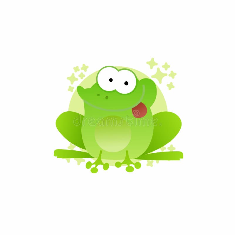 Απεικόνιση του σκίτσου Green Frog Τραβήξτε έξω τη γλώσσα, χαριτωμένος αστείος χαρακτήρας, επίπεδη σχεδίαση απεικόνιση αποθεμάτων Απεικόνιση του σκίτσου Green Frog Τραβήξτε έξω τη γλώσσα, χαριτωμένος αστείος χαρακτήρας, επίπεδη σχεδίαση απεικόνιση αποθεμάτων