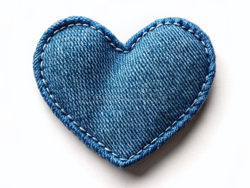 Απλή Καρδιά από Denim, ένα Μινιμαλιστικό Εικονίδιο Μόδας Απομονωμένο σε Λευκό Φόντο για Έμπνευση Σχεδιασμού και Καλλιτεχνικό. Αυτή η σαγηνευτική εικόνα παρουσιάζει μια μινιμαλιστική καρδιά από denim, τέλεια απομονωμένη σε ένα παρθένο λευκό φόντο. Η καθαρή αισθητική και ο απλός σχεδιασμός το καθιστούν ιδανικό για διάφορες δημιουργικές εφαρμογές. Η απλή, αλλά εντυπωσιακή μορφή της καρδιάς από denim είναι ένα ισχυρό οπτικό στοιχείο, που υποδηλώνει έννοιες αγάπης, στοργής και μόδας. Η απομόνωσή του σε λευκό επιτρέπει τη μέγιστη ευελιξία.