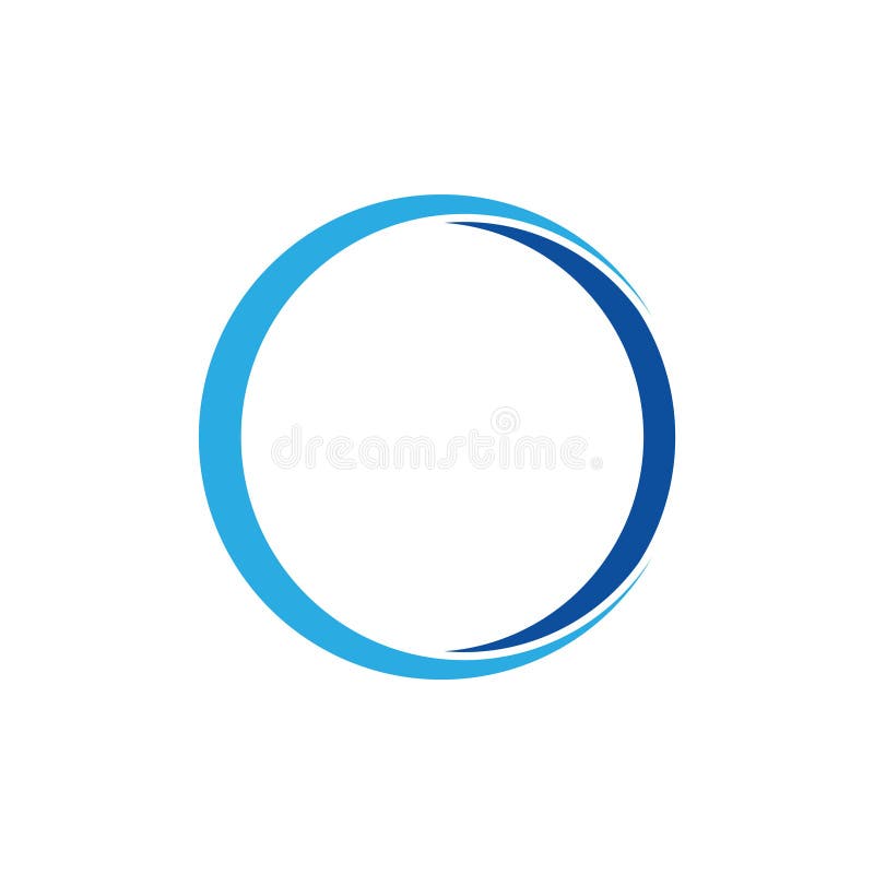 simple blue ring 3d logo vector unique unusual fashion brand concept business identity. simple blue ring 3d logo vector unique unusual fashion brand concept business identity