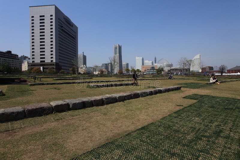 Αποβάθρα Osanbashi, Yokohama, Ιαπωνία στοκ φωτογραφίες με δικαίωμα ελεύθερης χρήσης