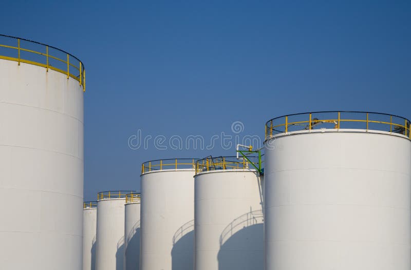 Oil storage in the Port of Rotterdam, Holland. Oil storage in the Port of Rotterdam, Holland