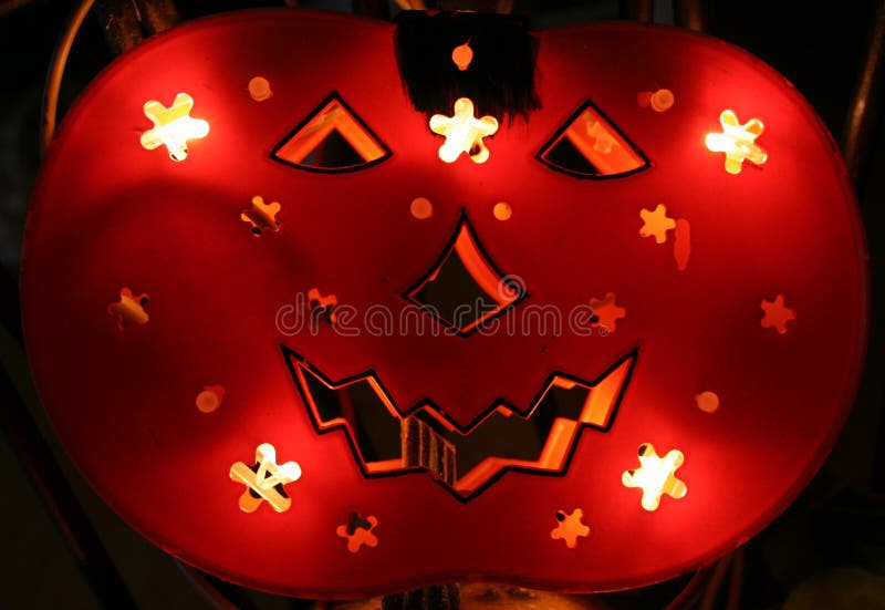 Backlighted pumpkin for halloween in orange. Backlighted pumpkin for halloween in orange