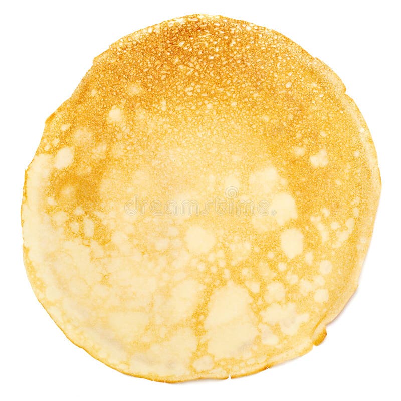 Pancake isolated on white background. Pancake isolated on white background.