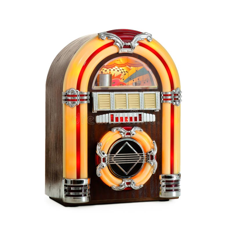 απομονωμένος jukebox αναδρομικός στοκ εικόνες απομονωμένος jukebox αναδρομικός στοκ εικόνες