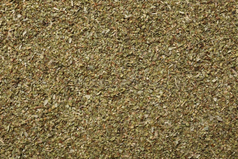 Αποξηραμένο oregano ως άνω όψη. Αρωματικό βότανο στοκ φωτογραφίες