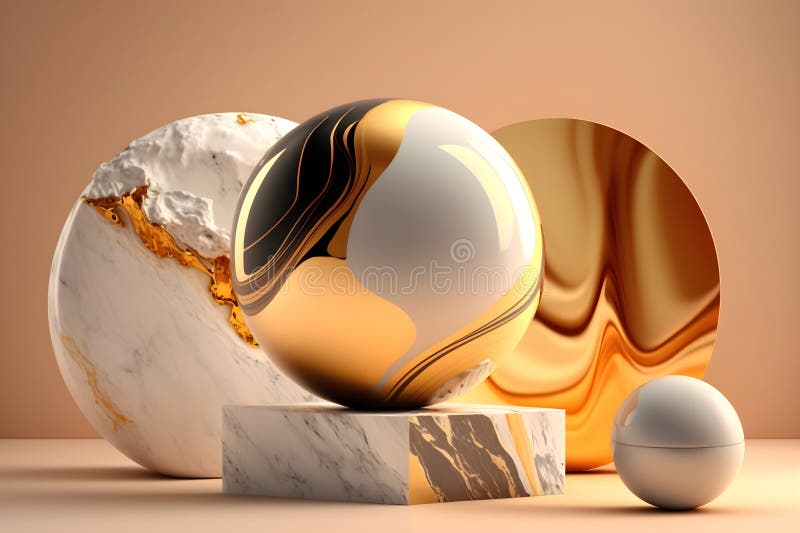 απόδοση 3d φόντου αφηρημένου μαρμάρινου χρυσού. γενική ai. διανυσματική απεικόνιση