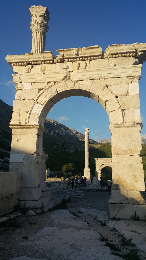 Αρχαία πόλη Sagalassos στοκ εικόνες
