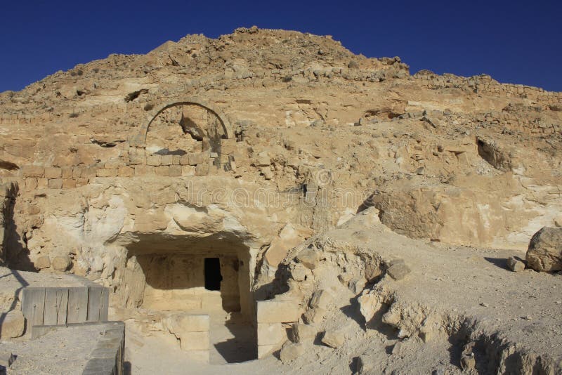 Αρχαίες καταστροφές Avdat, η πόλη Nabatean στοκ φωτογραφία με δικαίωμα ελεύθερης χρήσης Αρχαίες καταστροφές Avdat, η πόλη Nabatean στοκ φωτογραφία με δικαίωμα ελεύθερης χρήσης