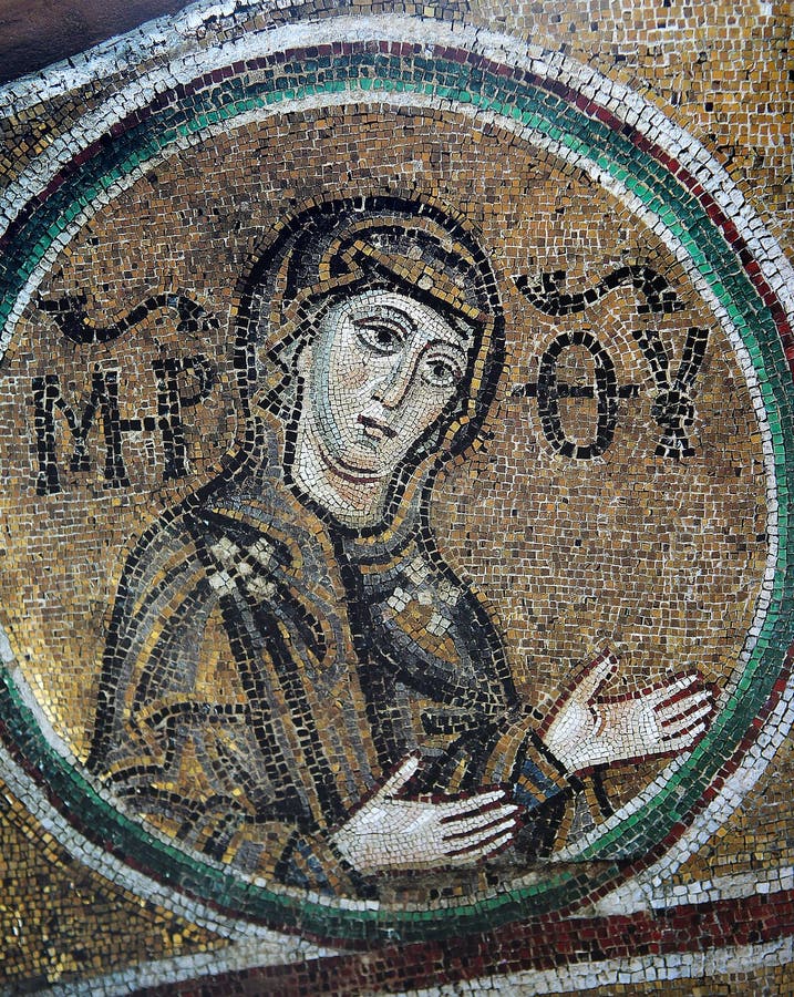 Αρχαίο frescoe στον καθεδρικό ναό Αγίου Sophia, Κίεβο, Ουκρανία στοκ φωτογραφία με δικαίωμα ελεύθερης χρήσης Αρχαίο frescoe στον καθεδρικό ναό Αγίου Sophia, Κίεβο, Ουκρανία στοκ φωτογραφία με δικαίωμα ελεύθερης χρήσης