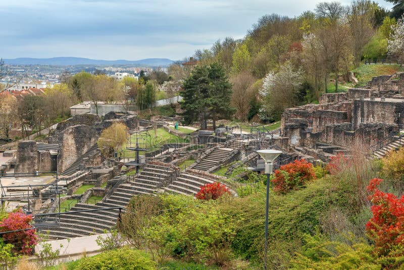 Ancient Theatre of Fourviere is a Roman theatre in Lyon, France. Ancient Theatre of Fourviere is a Roman theatre in Lyon, France