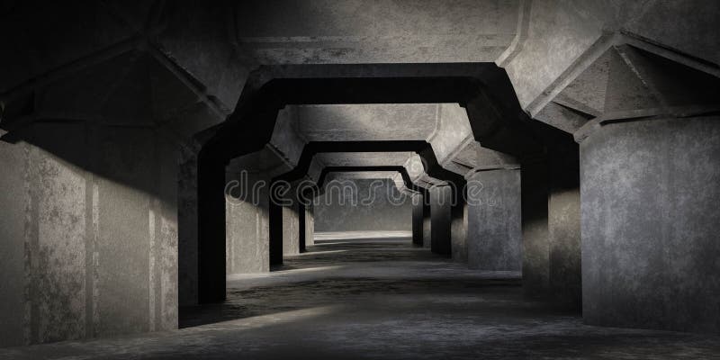 αρχαίο πέτρινο κτίριο τείχος κάστρου 3d απεικόνιση διανυσματική απεικόνιση