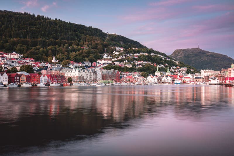 Architecture of Bergen. Bergen, Western Norway, Norway. Architecture of Bergen. Bergen, Western Norway, Norway