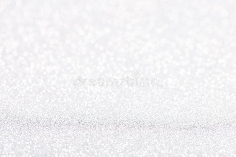 Ασημένιο άσπρο υπόβαθρο σπινθηρίσματος bokeh στοκ φωτογραφία με δικαίωμα ελεύθερης χρήσης