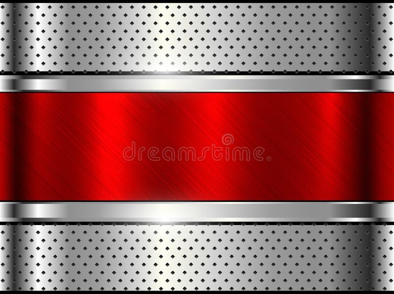 ασημί κόκκινο μέταλλο φόντο ανοξείδωτο μεταλλική υφή απεικόνιση αποθεμάτων