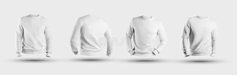 ασπρόμαυρο λευκό πουκάμισο 3d απεικόνιση ανδρικού παραγκουμένου ρουχισμού μπροστά και πίσω για παρουσίαση του σχεδίου απεικόνιση αποθεμάτων