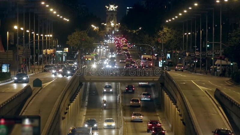 Αστική κυκλοφορία νύχτας στη Βαρκελώνη Χρονικό σφάλμα 02 φιλμ μικρού μήκους