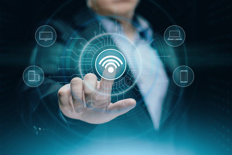 Ασύρματη έννοια WI Fi Ελεύθερη έννοια Διαδικτύου τεχνολογίας σημάτων δικτύων WiFi στοκ φωτογραφίες με δικαίωμα ελεύθερης χρήσης