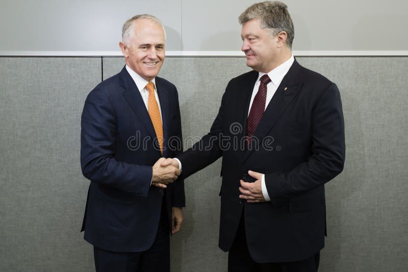 Αυστραλιανός πρωθυπουργός Malcolm Turnbull και Petro Poroshenko στοκ εικόνες Αυστραλιανός πρωθυπουργός Malcolm Turnbull και Petro Poroshenko στοκ εικόνες