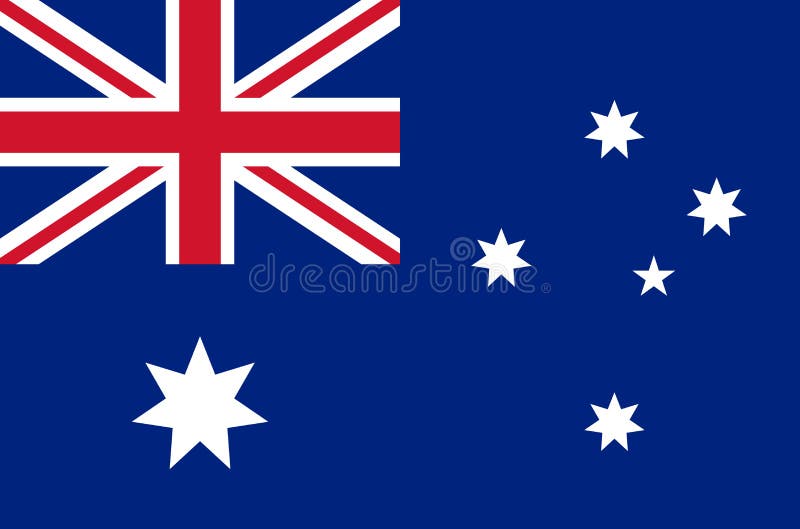 Australian national flag in accurate colors, official flag of australia in exact colors, real colors. Australian national flag in accurate colors, official flag of australia in exact colors, real colors