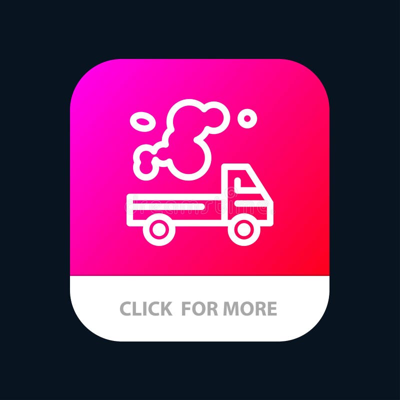 Αυτοκίνητο, φορτηγό, εκπομπή, αέριο, κινητό App ρύπανσης κουμπί Έκδοση αρρενωπών και IOS γραμμών ελεύθερη απεικόνιση δικαιώματος Αυτοκίνητο, φορτηγό, εκπομπή, αέριο, κινητό App ρύπανσης κουμπί Έκδοση αρρενωπών και IOS γραμμών ελεύθερη απεικόνιση δικαιώματος