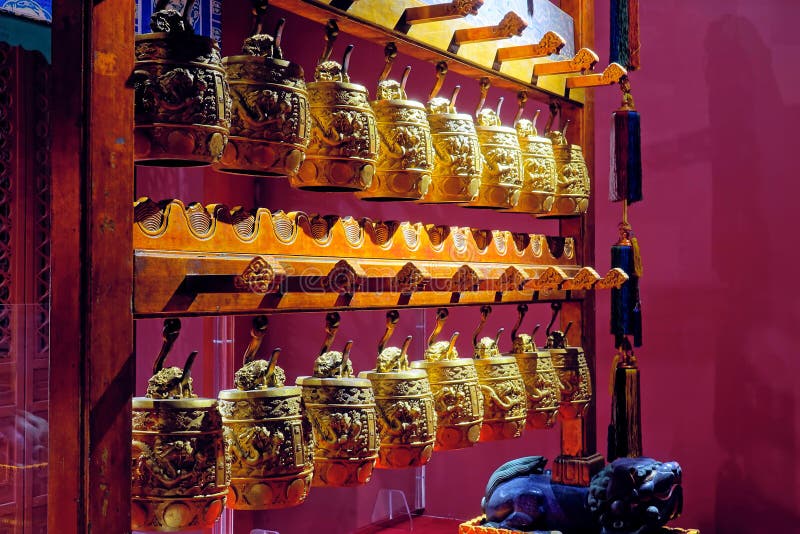 The close-up of imperial chimes. It are collected by the Beijing Palace Museum. The close-up of imperial chimes. It are collected by the Beijing Palace Museum.