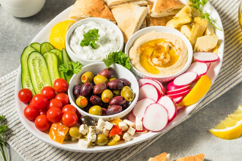 αυτόνομη μεσογειακή πλατφόρμα mezze στοκ φωτογραφία με δικαίωμα ελεύθερης χρήσης