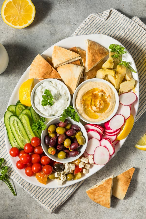 αυτόνομη μεσογειακή πλατφόρμα mezze στοκ εικόνα με δικαίωμα ελεύθερης χρήσης