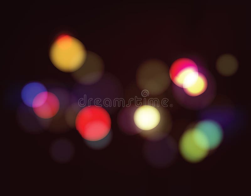 Αφηρημένα φω'τα bokeh απεικόνιση αποθεμάτων