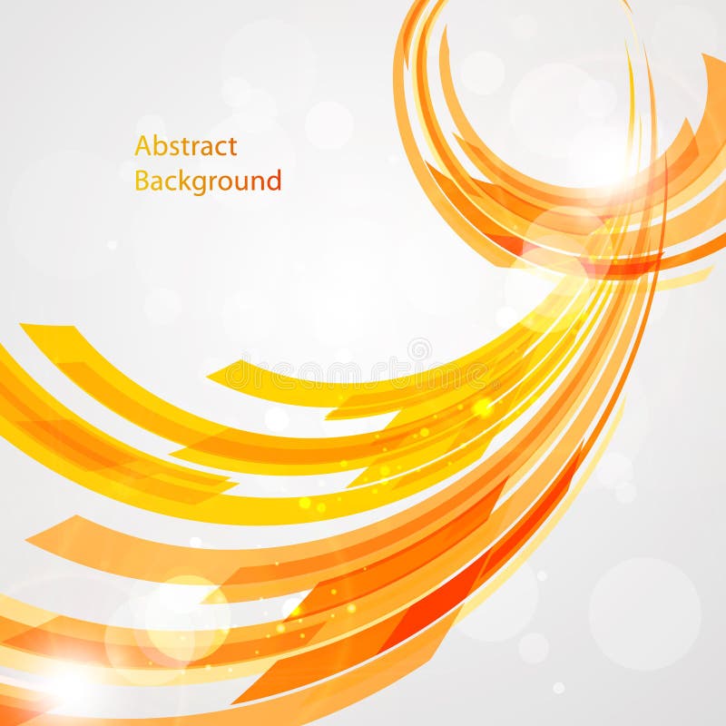 Bright abstract orange lines background. Bright abstract orange lines background