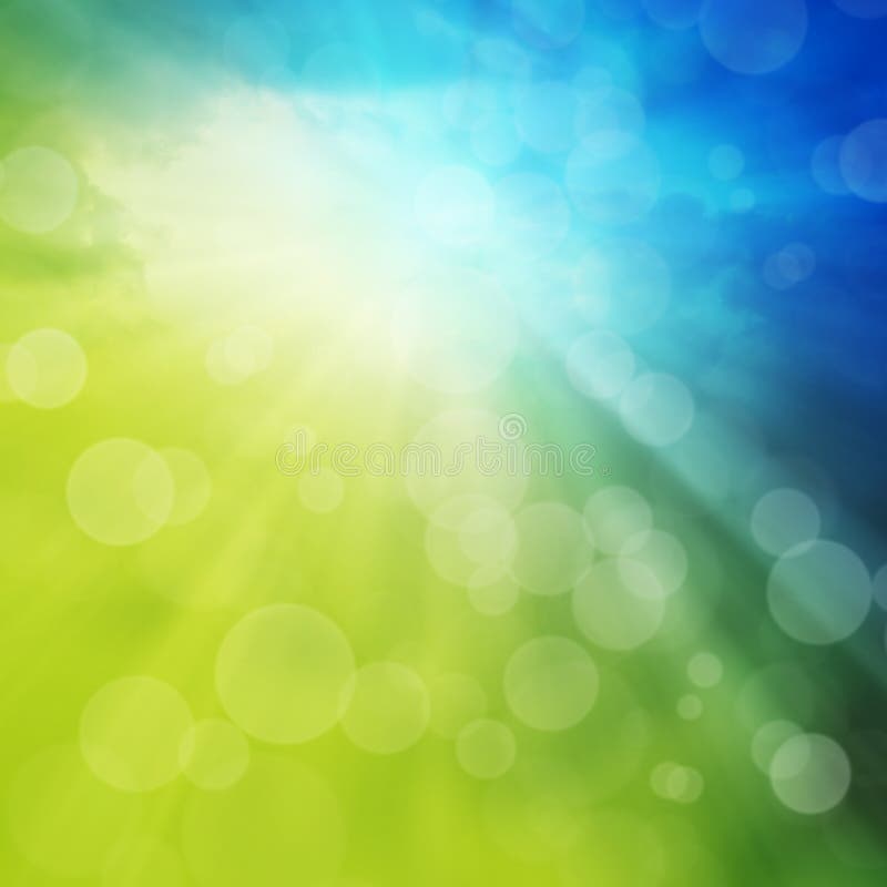 Spring or summer abstract background with bokeh lights. Spring or summer abstract background with bokeh lights.