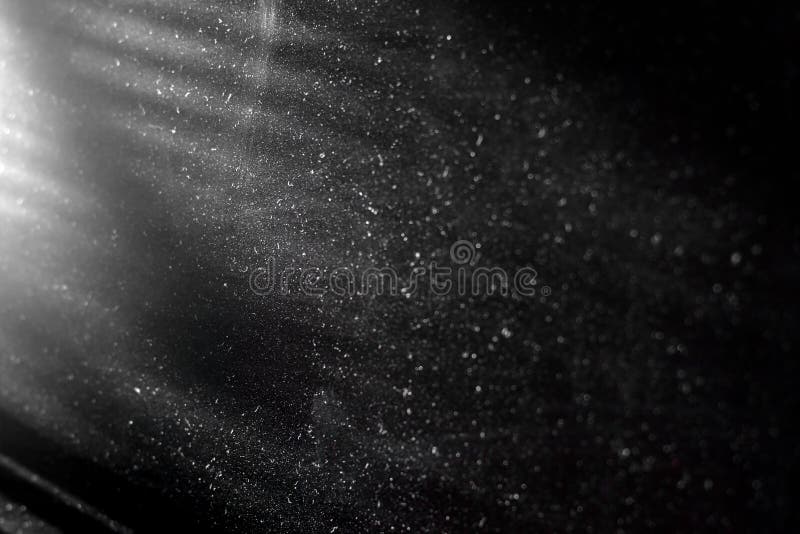 Αφηρημένη σύσταση με τη σκόνη και τα σημεία του φωτός Ο μαύρος τόνος ακτινοβολεί υπόβαθρο Ακτινοβολήστε υπόβαθρο με λάμπει ή ακτί