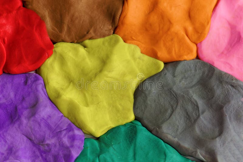 Αφηρημένη σύσταση υποβάθρου plasticine Κλείστε επάνω την εικόνα σχεδίων στοκ εικόνες